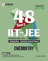 Arihant PHYSICS, CHEMISTRY, MATHEMATICS 47 Years IIT-JEE | JEE Main & Advanced (1978-2024) | Chapterwise Topicwise Solved Papers | Previous year questions (PYQ) | Includes Online Tests | Preparation Strategy | Detailed Solutions | Key Idea | Alternate Solution & Concept Enhancer | for 2025 Exam [Set of 3 Books]