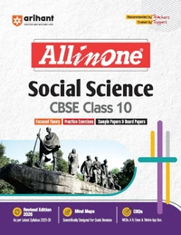 Arihant All In One - (English Language & Literature + Maths + Science + Social) | Mind map in each chapter | Clear & Concise Theory | Intext & Chapter Exercises | Sample Question Papers [2025-26] - Class 10  [Set of 4 Books]