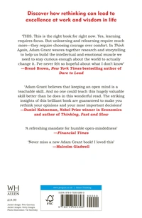 Think Again: The Power of Knowing What You Don't Kno - by Adam Grant (Author)