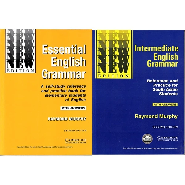 Essential English Grammar with Answers+Intermediate English Grammar with Answers Product Bundle - by Raymond Murphy (Author)