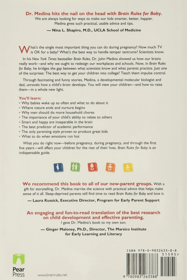 Brain Rules for Baby: How to Raise a Smart and Happy Child from Zero to Five - John Medina (Author)