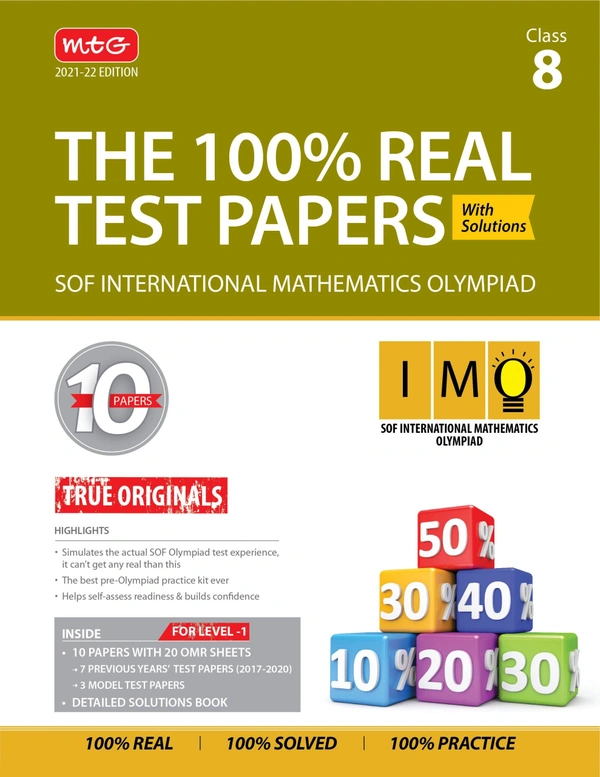 The 100% Real Test Paper IMO ; Class 8 - MTG TEAM