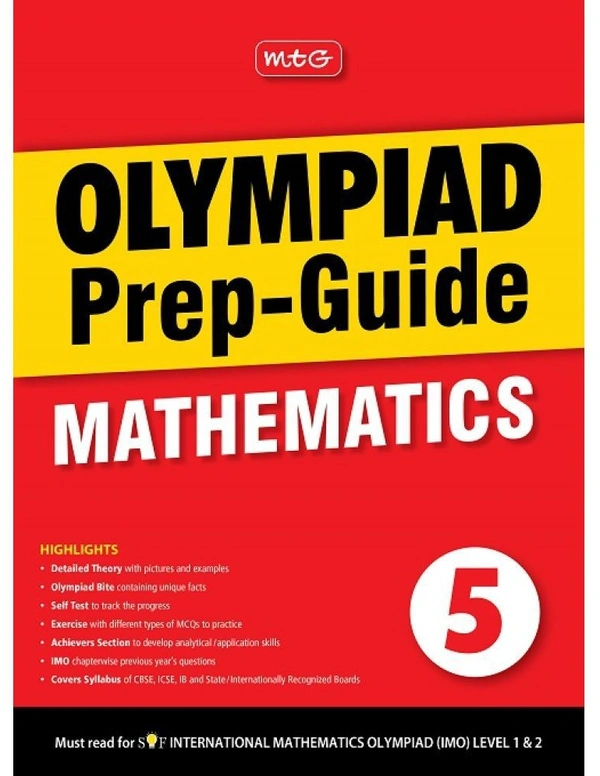 Olympiad Prep Guide MATHEMATICS ; Class 5 - MTG TEAM