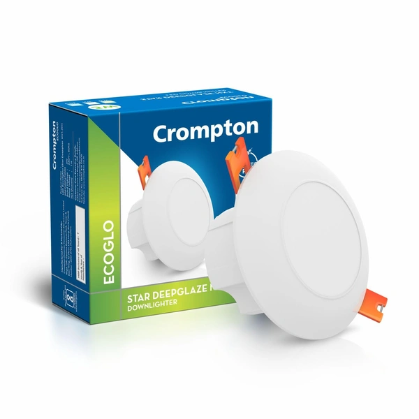 Crompton 3W 6k Led Downlight Star Deep Glaze Crompton - 6000K