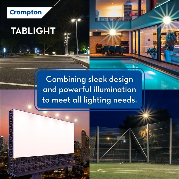 100W LED Flood Light Crompton TabLight Waterproof