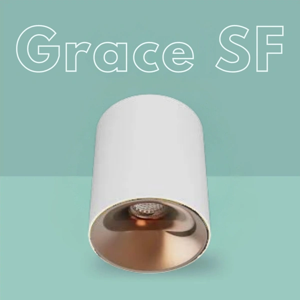 Neptune Lights Neptune 12W LED Grace SF Surface Cylinder White Body - Warm White 3K