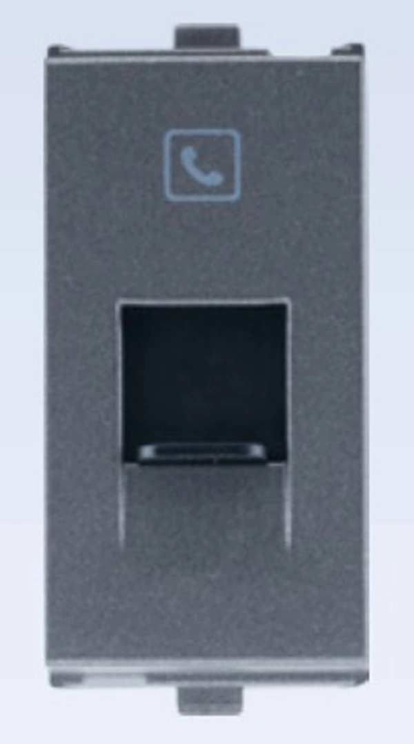 Anchor Penta Modular RJ11 Tel Jack 1M Grey