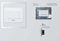 Panasonic Vision Blank Plate 1M Black