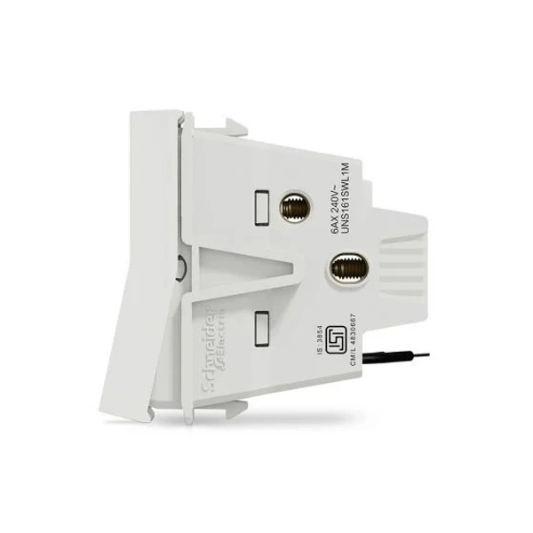 Schneider Unica Pure - 16A 1 Way Switch With Indicator