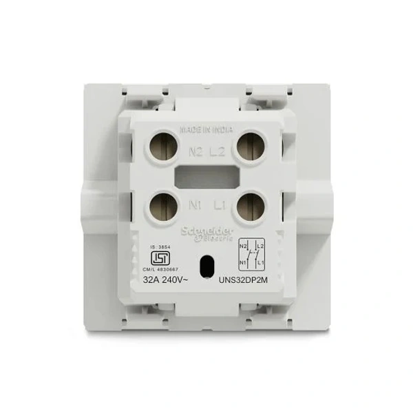 Schneider Unica Pure - 32A DP Switch With Indicator