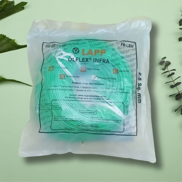 LAPP 2.5 sqmm FRLSH Copper Wire 180Mtr Lapp - Green