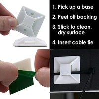 Cable Tie Mount (100 pcs / Pkt) - 19MM / 3/4"