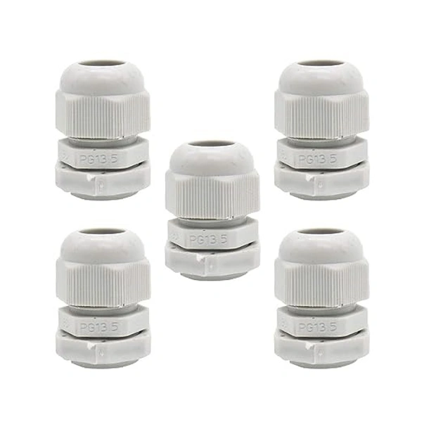 PG Nylon Cable Glands Screw Joints for Enclosure Wires Plastic - PG 7