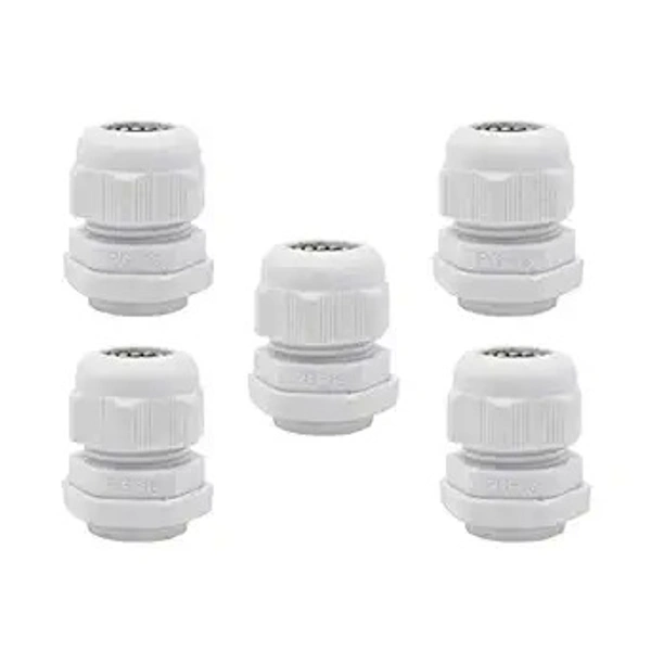PG Nylon Cable Glands Screw Joints for Enclosure Wires Plastic - PG 16