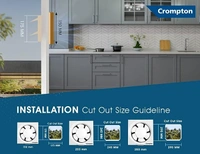 Crompton 150mm (6 Inch) Exhaust Fan Brisk Air