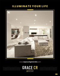 Neptune Lights LED COB GRACE CR White & Rose Gold - 7W - Warm White 3K