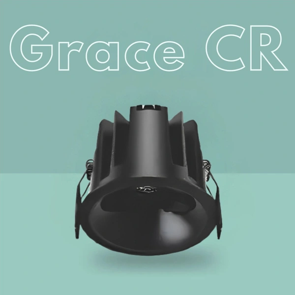 Neptune Lights LED COB GRACE CR Black Body & Black Reflector - 12W - Cool White 6K