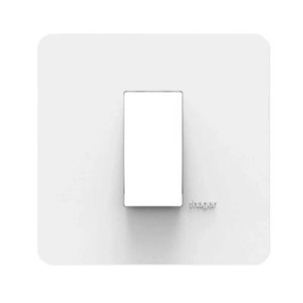 Hager 1M Plate White - WSNCG1