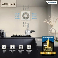 Crompton 150mm (6 inch) Round Axial Air Exhaust Fan