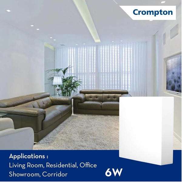 Crompton STYLUS SQUARE SURFACE LED PANEL CROMPTON - 6W