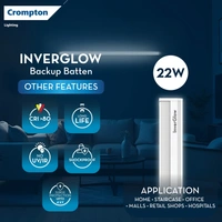 Crompton 22W Led Inverglo Backup Batten