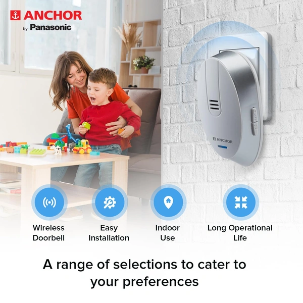 Anchor Remote Bell, Wireless Door Bell -22730