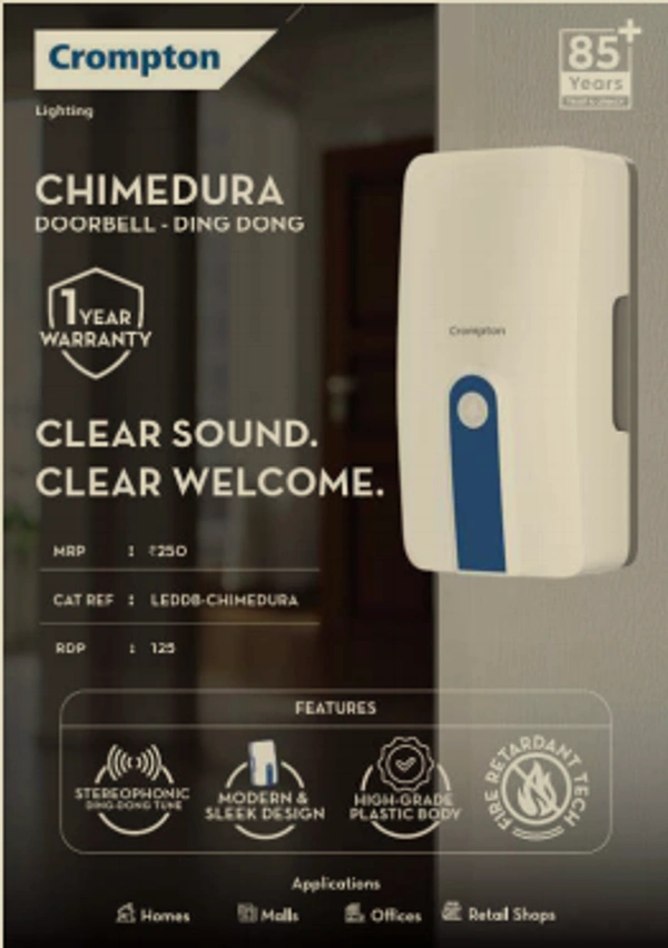 CROMPTON CHIMEDURA DOORBELL