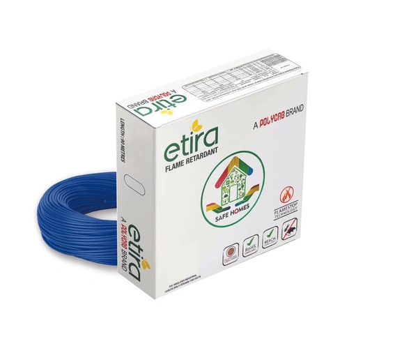 Polycab 2.5 sqmm FR Wire 90 Mtr Polycab Etira - Blue