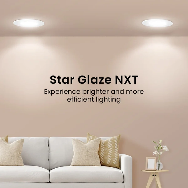 Crompton 8W 3k Junction Box Led Downlight Star Glaze NXT Crompton - 3000K - WW