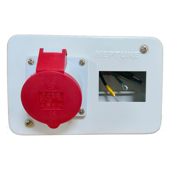 Neptune 16A / 20A 5PIN IP44 Plug & Socket Combined Metal Enclosure THREE PHASE Neptune | AC Box - 16A / 20A 5 PIN - 3201