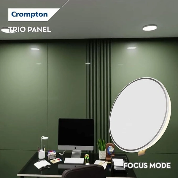 Crompton 15W Trio Panel, Recess LED Downlight - 