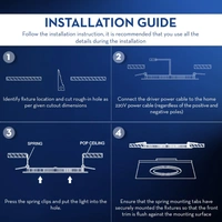 Crompton Led Star Slim Recess Panel Square - 6k - 6W - 4" Cutting