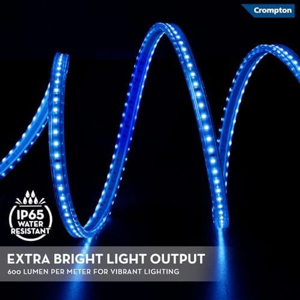 Crompton Blue LED Rope Light 50mtr - Blue
