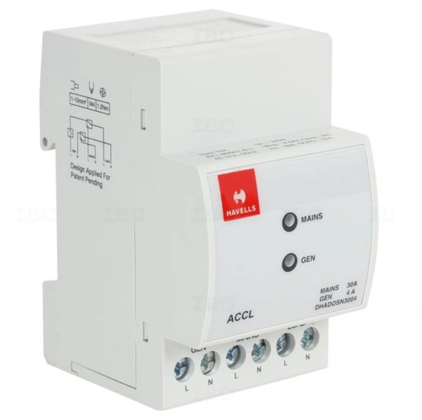 Havells ACCL 3M - Automatic Changeover & Current Limiter - GEN - 4A