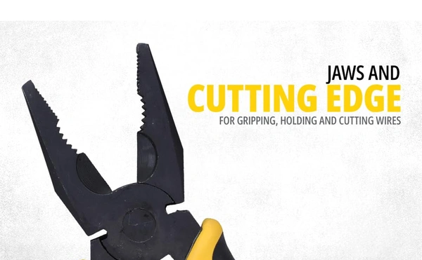 Stanly Combination Plier Double Color Sleeve