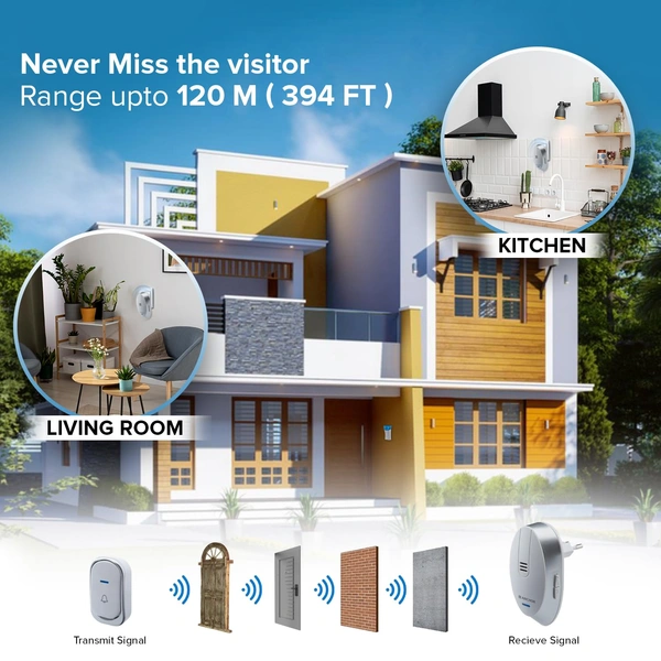 Anchor Remote Bell, Wireless Door Bell -22730