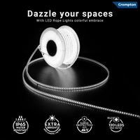Crompton White LED Rope Light 50mtr 6k