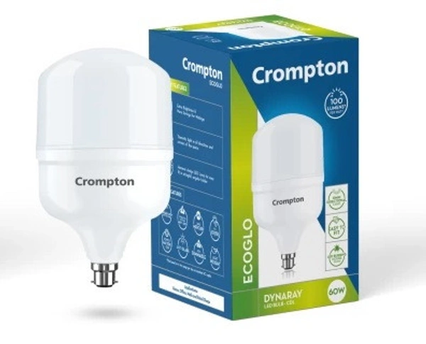 Crompton 60W High Wattage Led Bulb 6K - B22