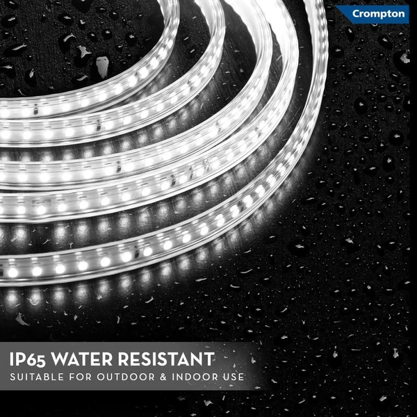 Crompton White LED Rope Light 50mtr 6k