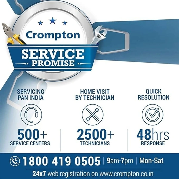 Crompton High Flo Wave Plus 400 mm Pedestal Fan