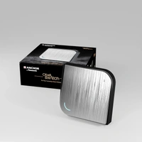 Leaf Silver Lining Luxury Bell Push with Indiactor 6A 2M, 8421 Anchor
