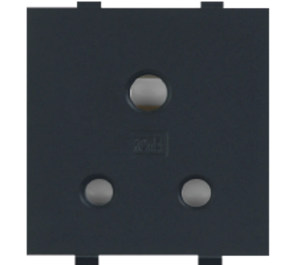 Anchor Roma 3Pin Socket 10A Black