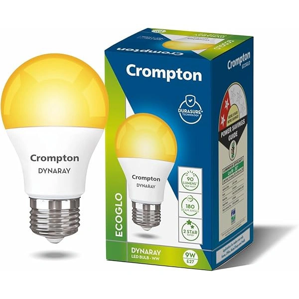 Crompton 9W E27 Thread Warm White LED Bulb 3k
