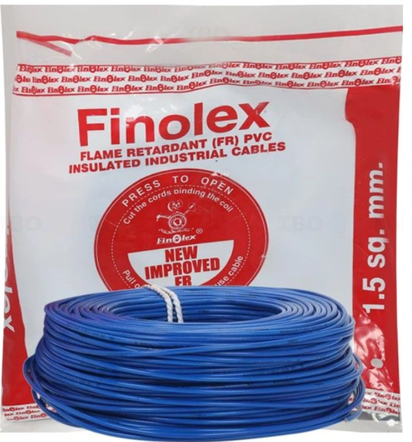 Finolex 1.5 Sqmm FR Wire 180Mtr - Blue