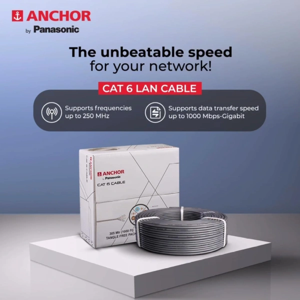 Anchor Data Cable Cat6 305 Mtr