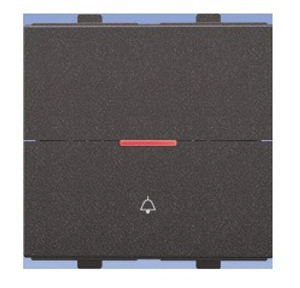 Anchor 6A 2M Bell Push Grey 65166B Anchor Penta Modular