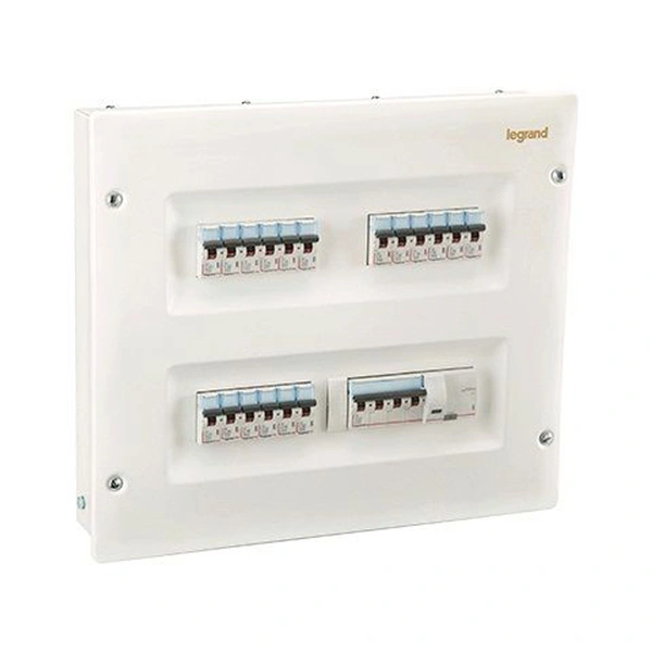 Legrand Distribution Board TPN DD - 4 WAY TPN DB (12 + 8 Incomer)