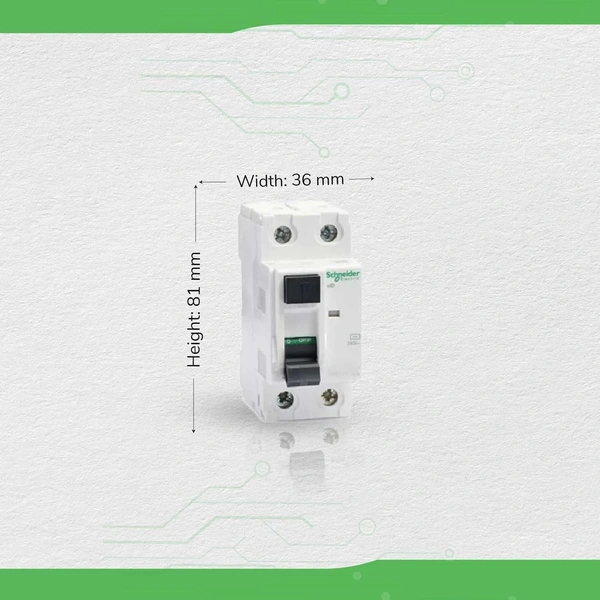 Schneider 25A / 40A / 63A DP RCCB - SCHNEIDER - 40A - 300mA
