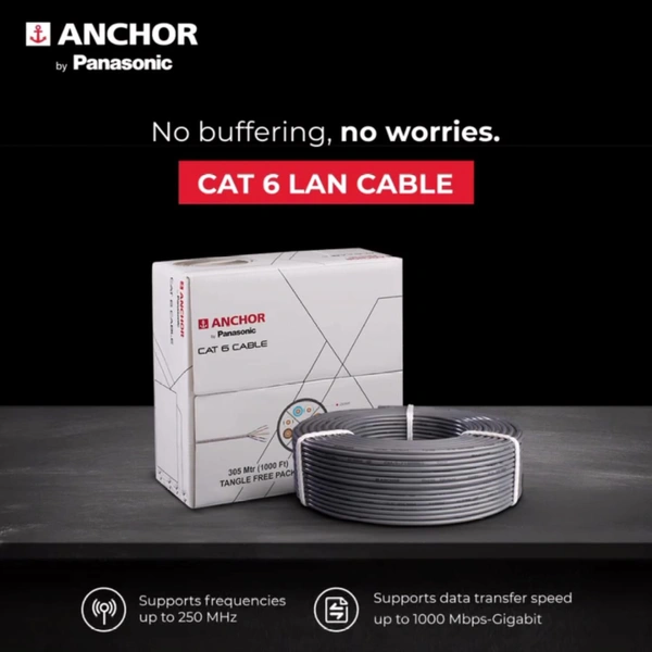 Anchor Data Cable Cat6 305 Mtr