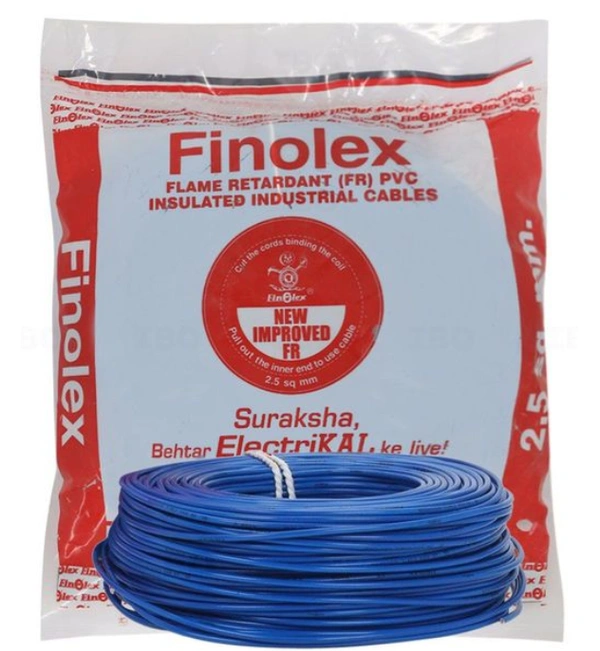 Finolex 2.5 Sqmm FR Wire 180Mtr - Blue